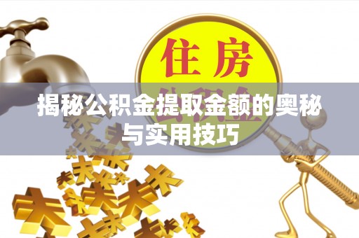 北区揭秘公积金提取金额的奥秘与实用技巧