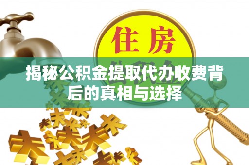 北区揭秘公积金提取代办收费背后的真相与选择