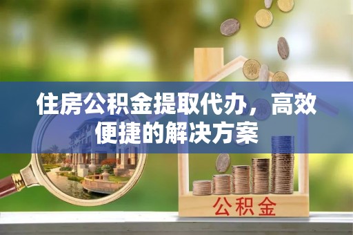 北区住房公积金提取代办，高效便捷的解决方案