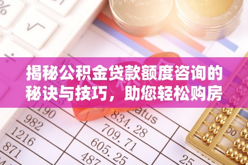 北区揭秘公积金贷款额度咨询的秘诀与技巧，助您轻松购房！