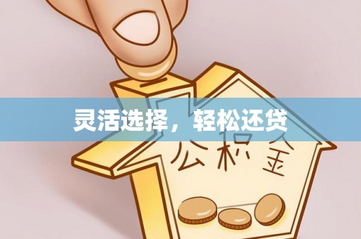 北区灵活选择，轻松还贷