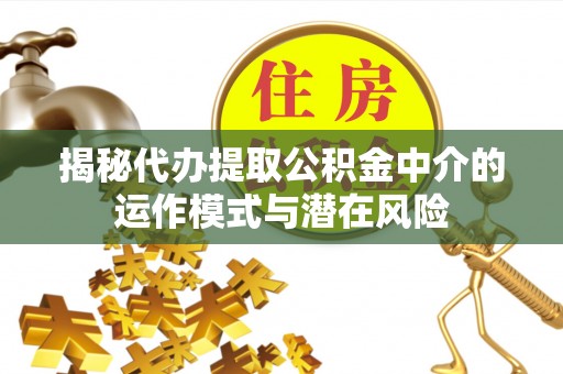 北区揭秘代办提取公积金中介的运作模式与潜在风险