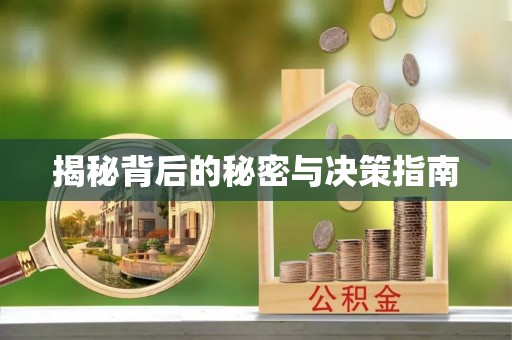 北区揭秘背后的秘密与决策指南